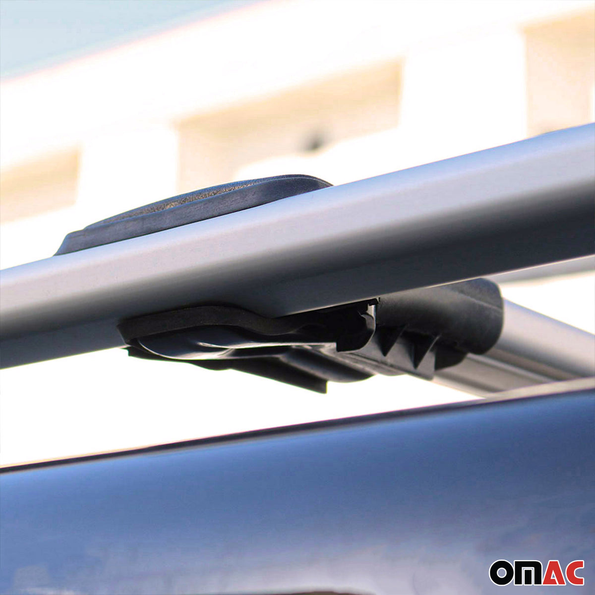 Rieles & Barras de Techo Coche para VW Caddy 2003-2015 Plata Aluminio 4Pza