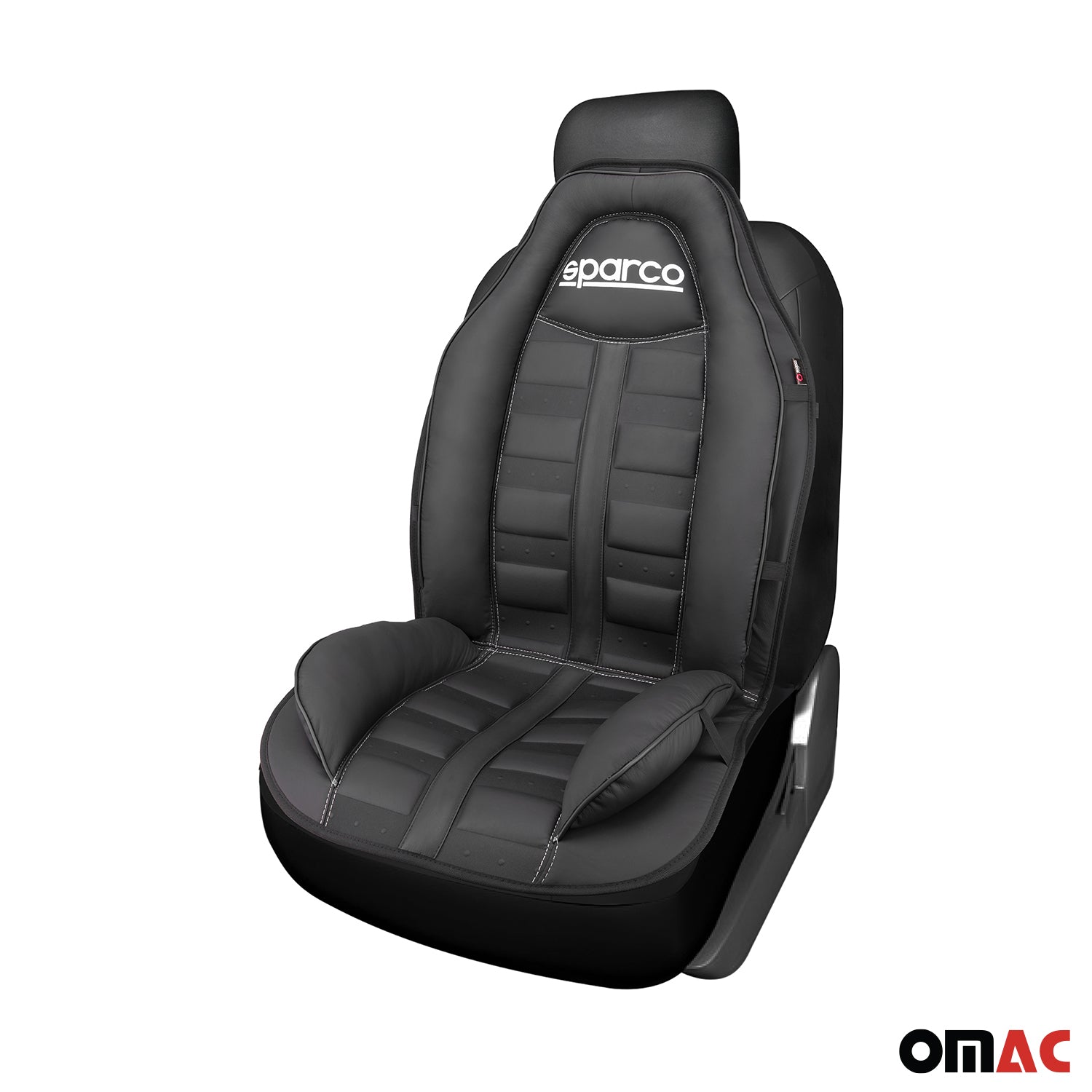 Sparco Funda de Asiento Universal Oscuro Gris Polialgodón