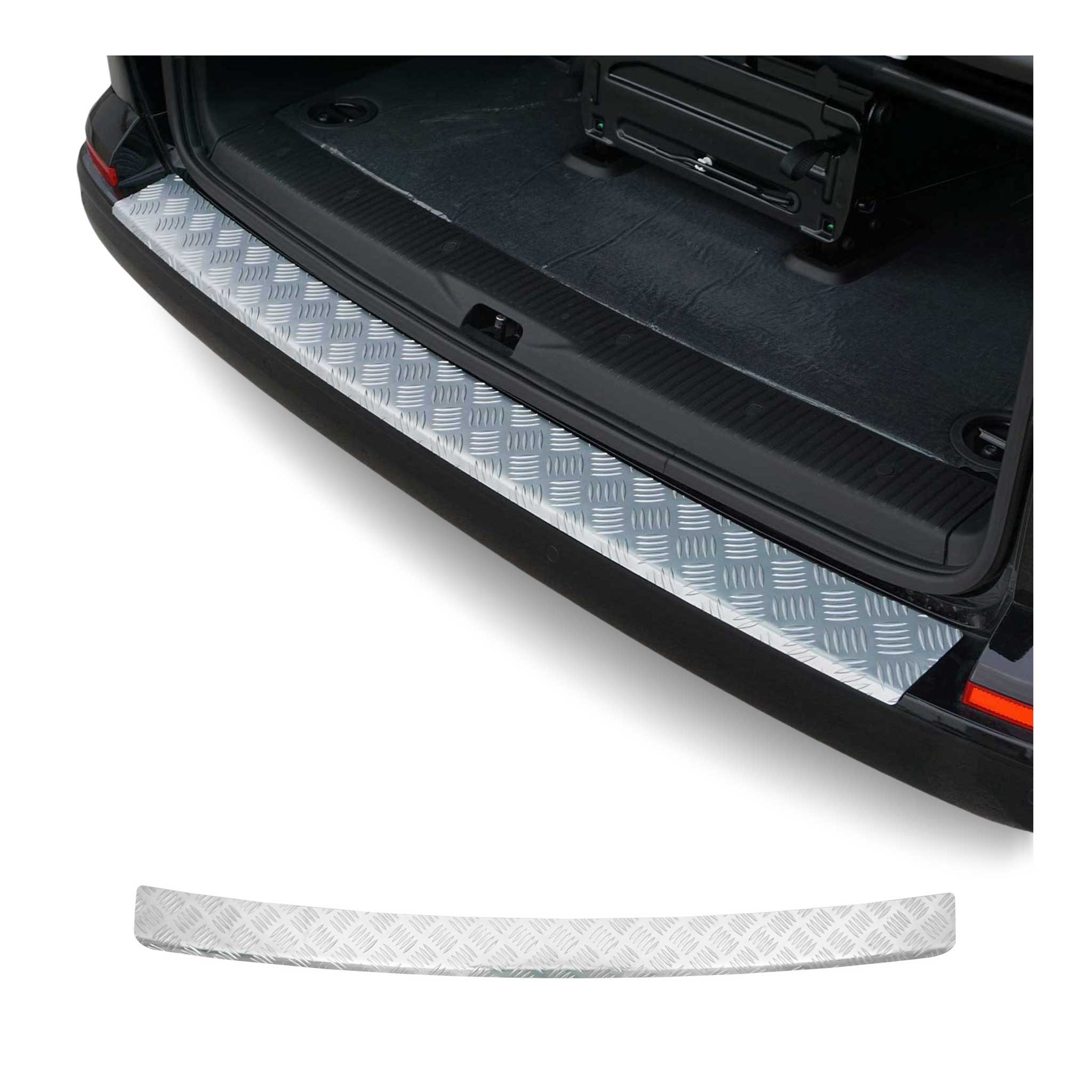 Protector de Parachoques Trasero para VW T5 Transporter 2003-2015 Mate Alu
