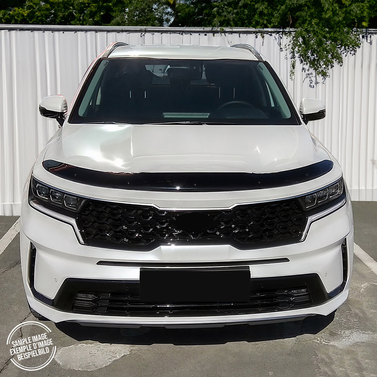 Deflector de Capó para Ssangyong Korando 1996-2006 Oscuro Brillante Acrílico