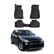 OMAC Alfombrillas De Coche para BMW X1 E84 2009-2015 Negro Goma 4Pza
