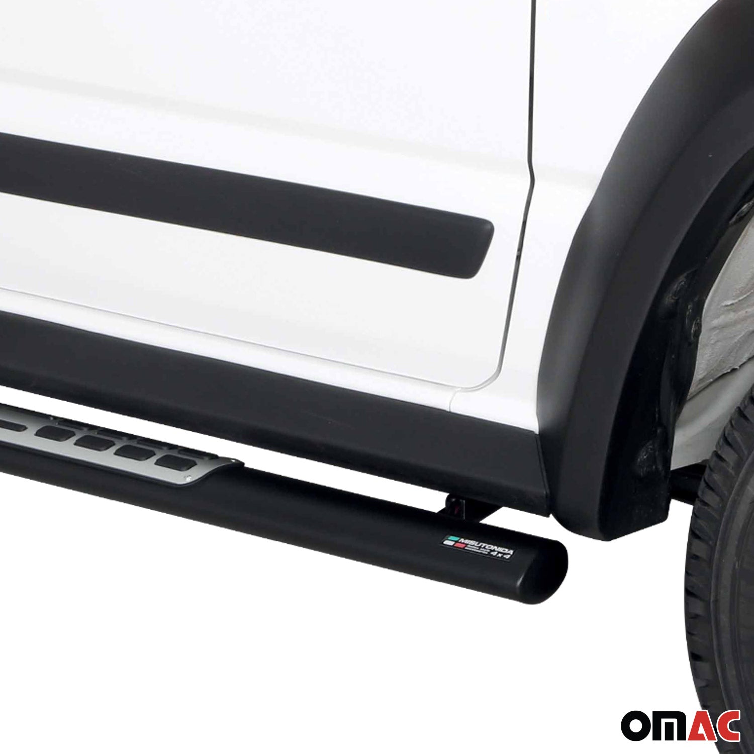 Par de Estribos Barras Laterales para Suzuki Jimny 2018-2025 Negro Acero