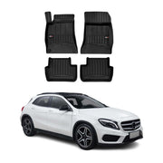 OMAC Premium Alfombrillas De Coche para Mercedes GLA X156 2013-2019 3D Goma 4x