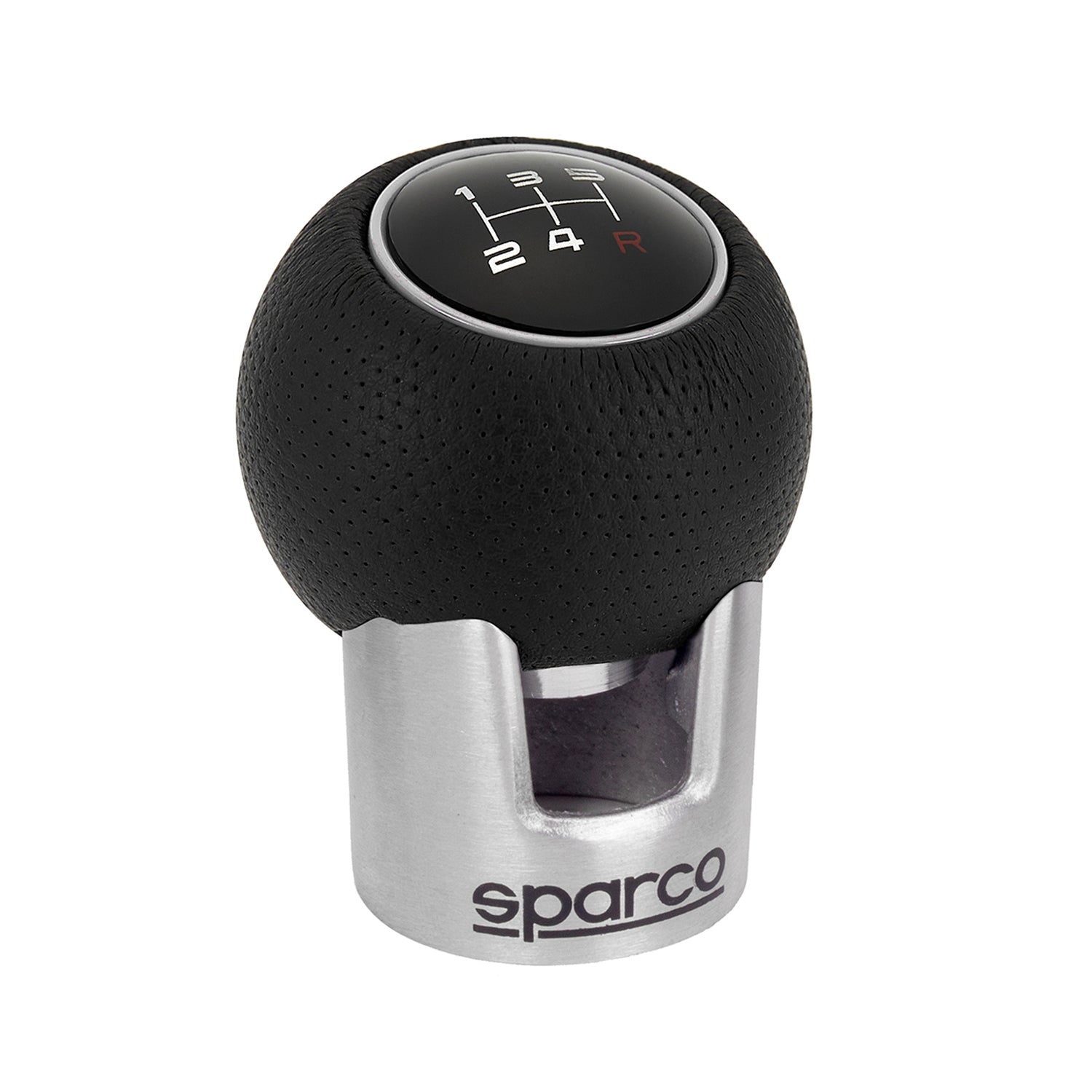 Sparco Palanca de Cambios Universal Negro cuero de pu & Aluminio