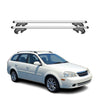 Menabo Barras Techo Baca para Suzuki Forenza J200 2002-2009 Gris Aluminio 2Pza