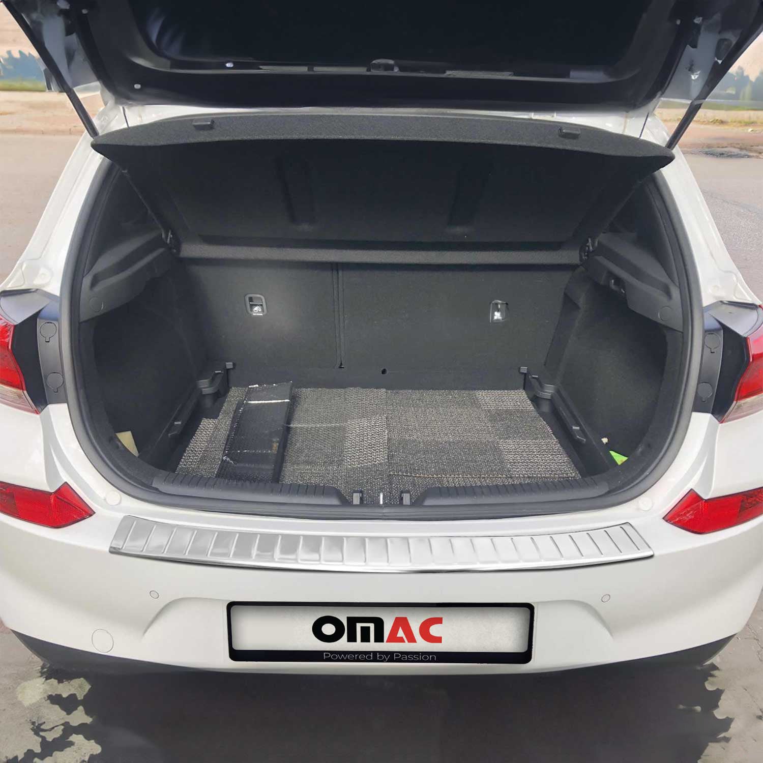 Protector Parachoques para Hyundai i30 Familiar 2012-2016 Plata Brillante Acero