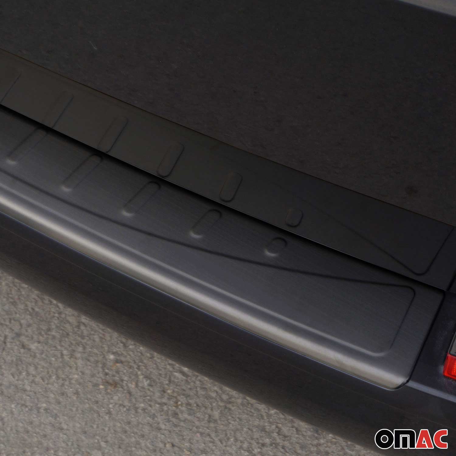 Protector Parachoques para VW T6 T6.1 Transporter 2015-2022 Oscuro cepillado