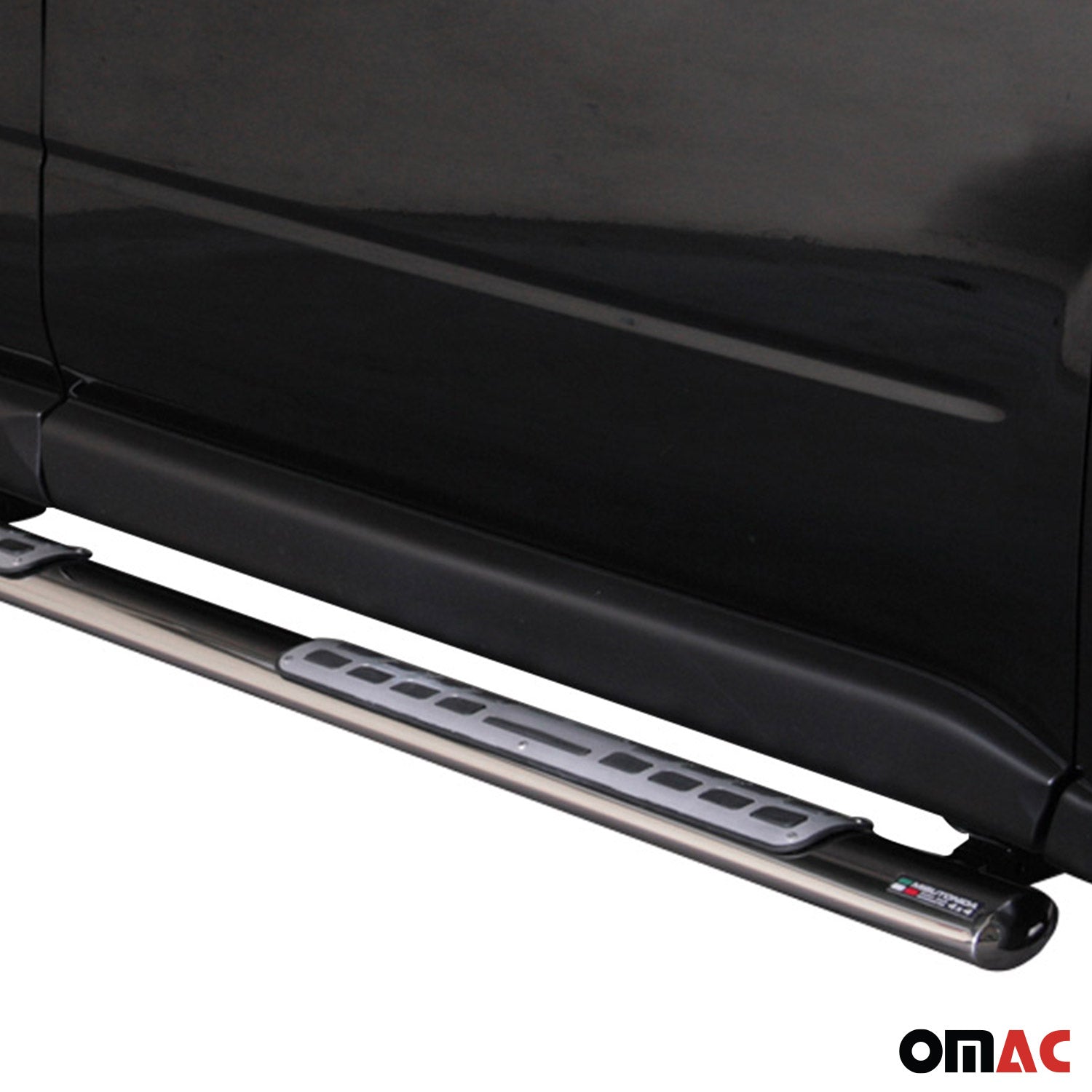 Par de Estribos Barras Laterales para Nissan X-Trail 2011-2014 Plata Acero 2x