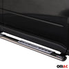 Par de Estribos Barras Laterales para Nissan X-Trail 2011-2014 Plata Acero 2x