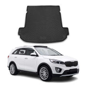 OMAC Bandeja Maletero Alfombrilla para Kia Sorento 2015-2020 Negro Goma TPE 1Pza