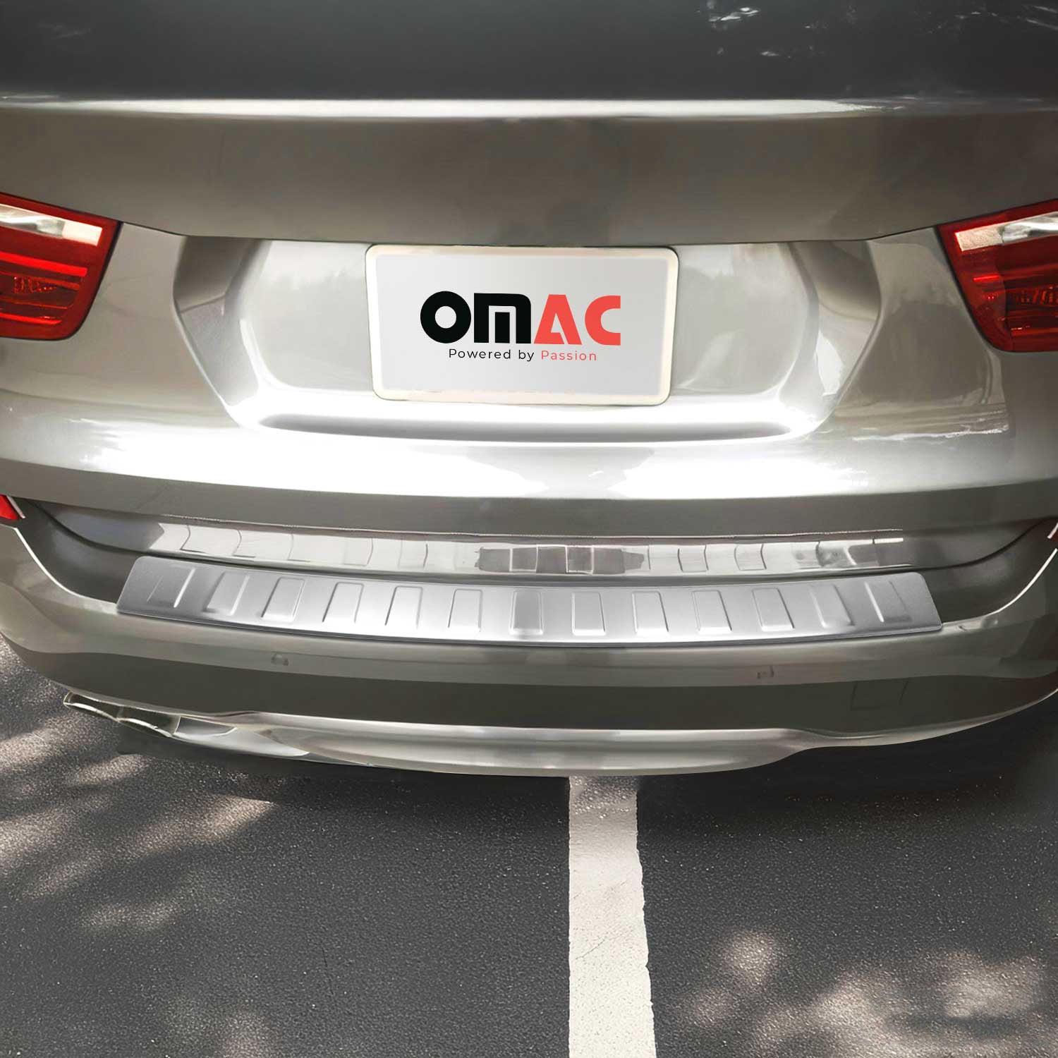 Protector de Parachoques Trasero para VW Golf 2012-2021 Acero cepillado