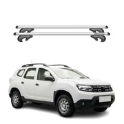 Menabo Barras de Techo Baca para Dacia Duster 2018-2020 Gris Aluminio 2Pza