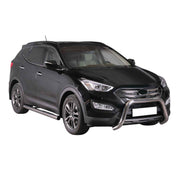 Bull Barra Frontal para Hyundai Santa Fe 2012-2015 Plata Acero