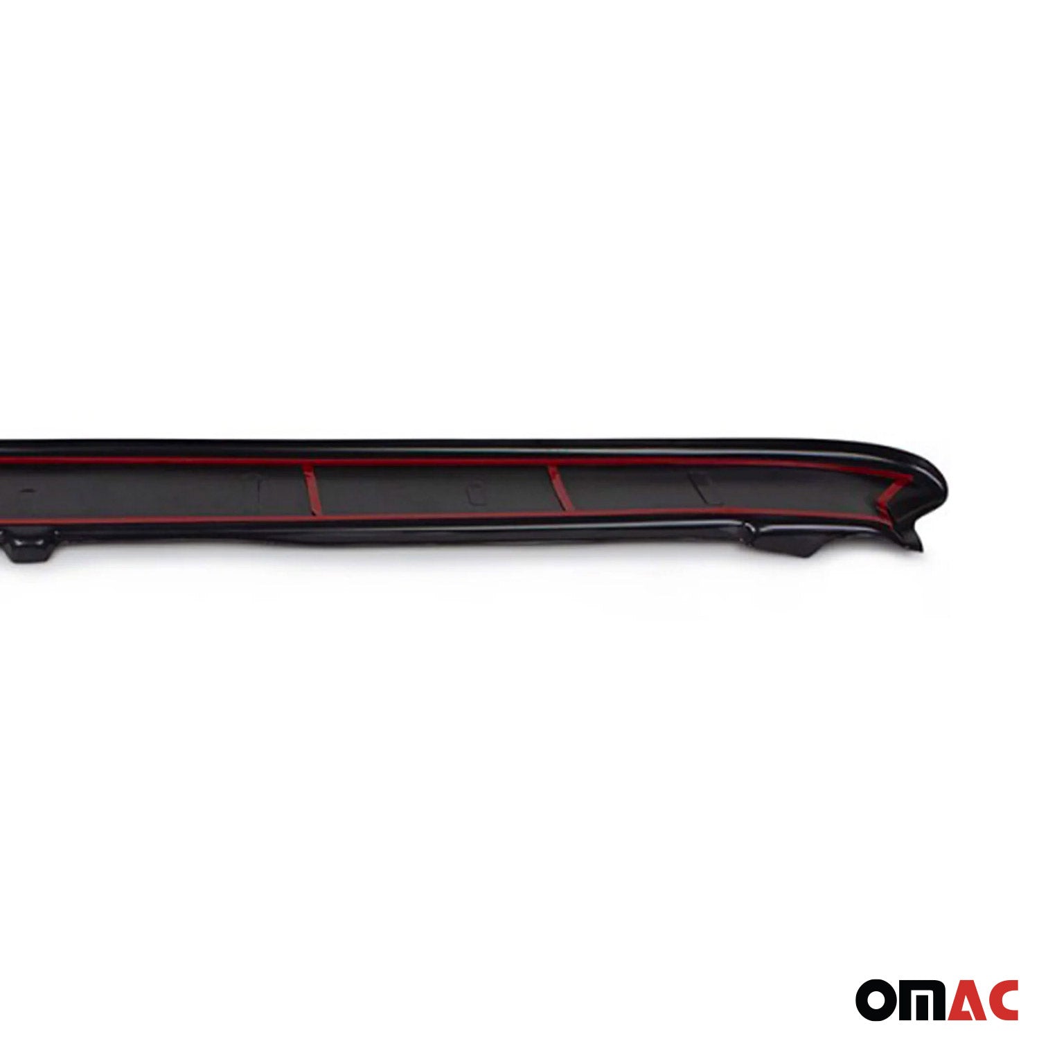 Protector de Parachoques Trasero para Fiat Talento 2016-2024 Negro Mate ABS 1Pza