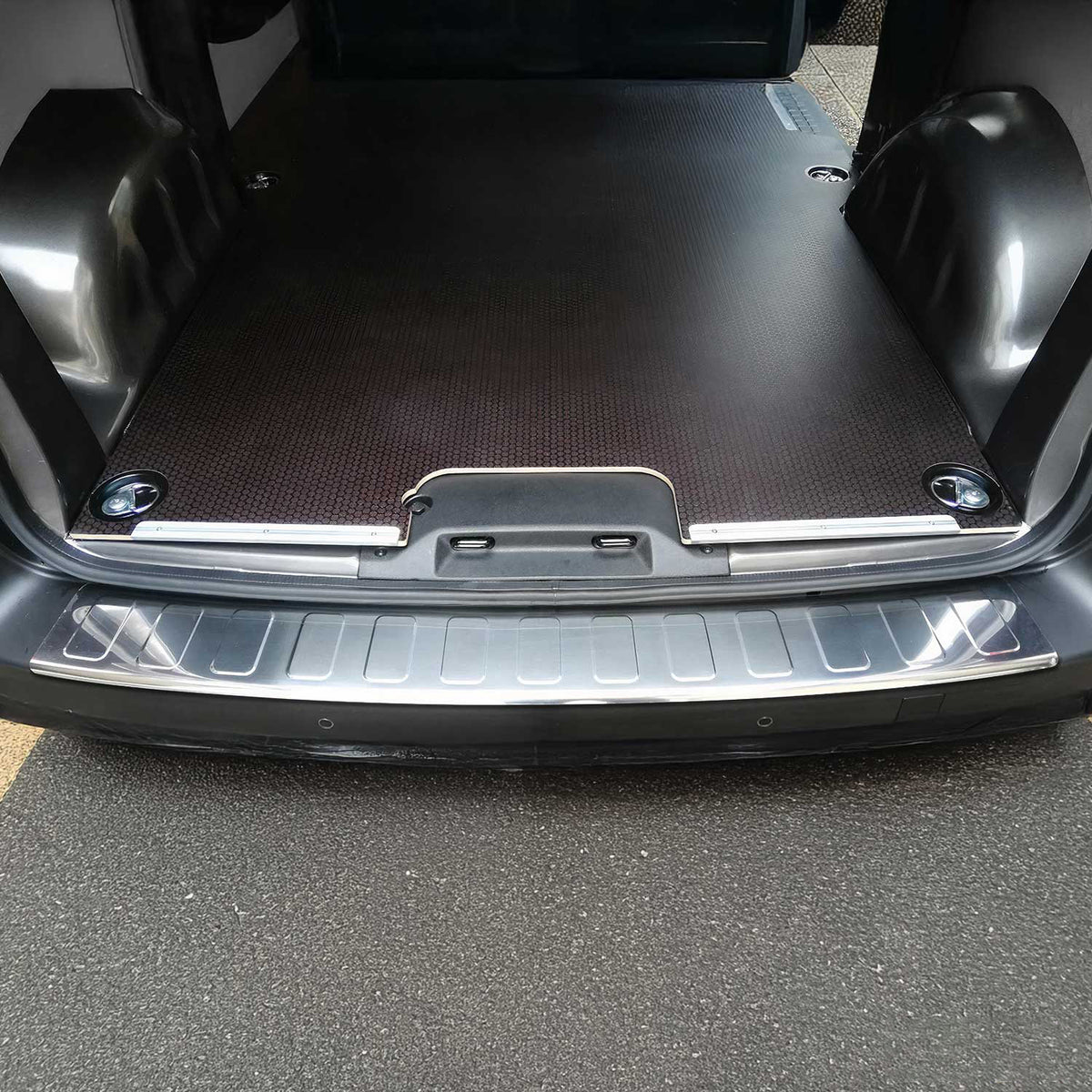 Protector Parachoques para Fiat Scudo 2022-2025 Largo L3 Plata Brillante Acero