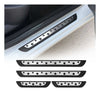 Placa del coche Umbral Cubierta para Skoda Kodiaq 2017-2025 Negro Plata Acero 4x