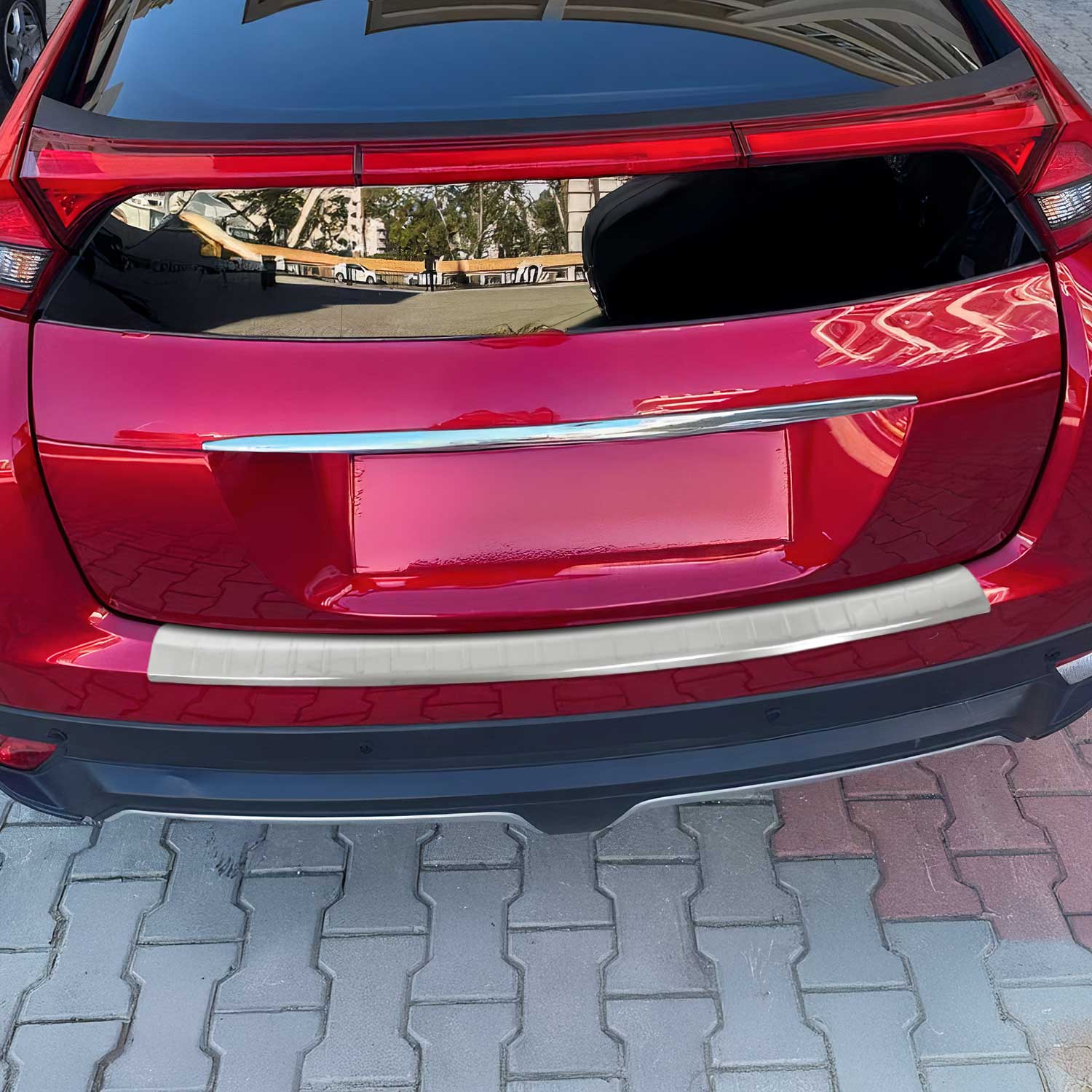 Protector Parachoques para Mitsubishi Eclipse 2017-2021 Acero cepillado