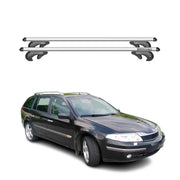 Menabo Barras de Techo Baca para Renault Laguna Sportour 2000-2008 Gris Alu 2Pza