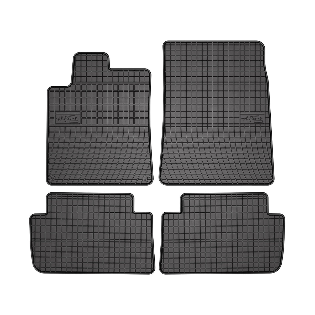 OMAC Alfombrillas De Coche para Peugeot 407 Sedán Familiar 2004-2011 TPE 4x