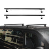 Rieles de Techo Coche para VW Caravelle T5 2003-2015 Negro Aluminio 2Pza