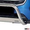 Bull Barra Frontal para Ford Ecosport 2018-2022 Plata Brillante Acero 1Pza