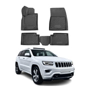 OMAC Alfombrillas Coche para Jeep Grand Cherokee 2013-2015 Negro Goma TPE 4Pza