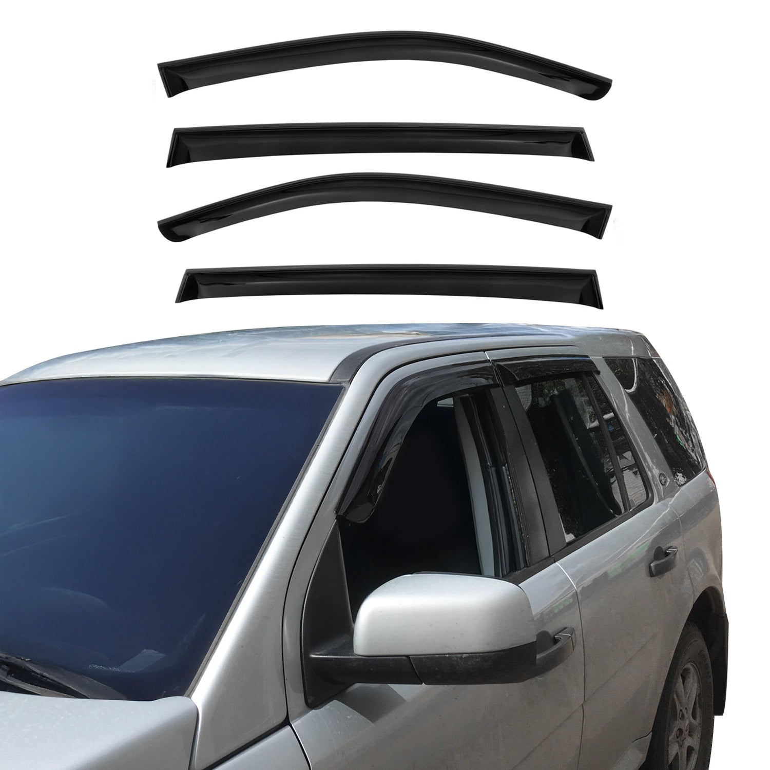 Deflectores de Aire de Viento para Hyundai Tucson 2016-2024 Oscuro Acrílico 4Pza