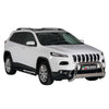 Par de Estribos Barras Laterales para Jeep Cherokee 2013-2018 Negro Acero