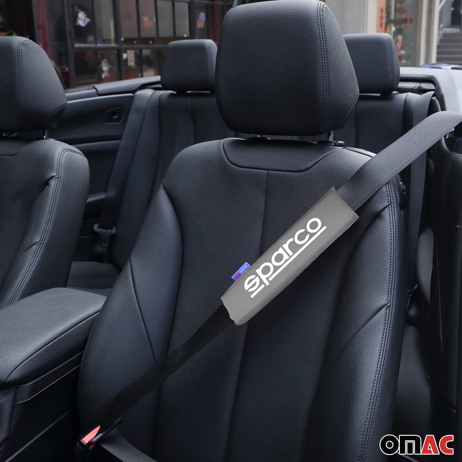 Sparco Para cinturón de Seguridad de coche Universal Gris Poliéster