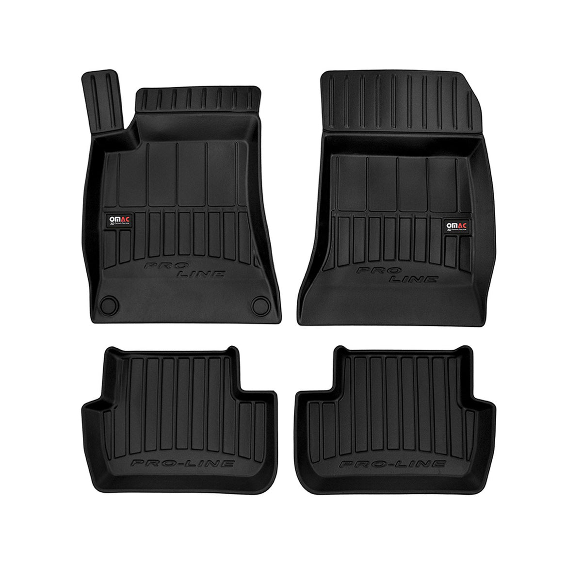 OMAC Premium Alfombrillas De Coche para Mercedes GLA X156 2013-2019 3D Goma 4x