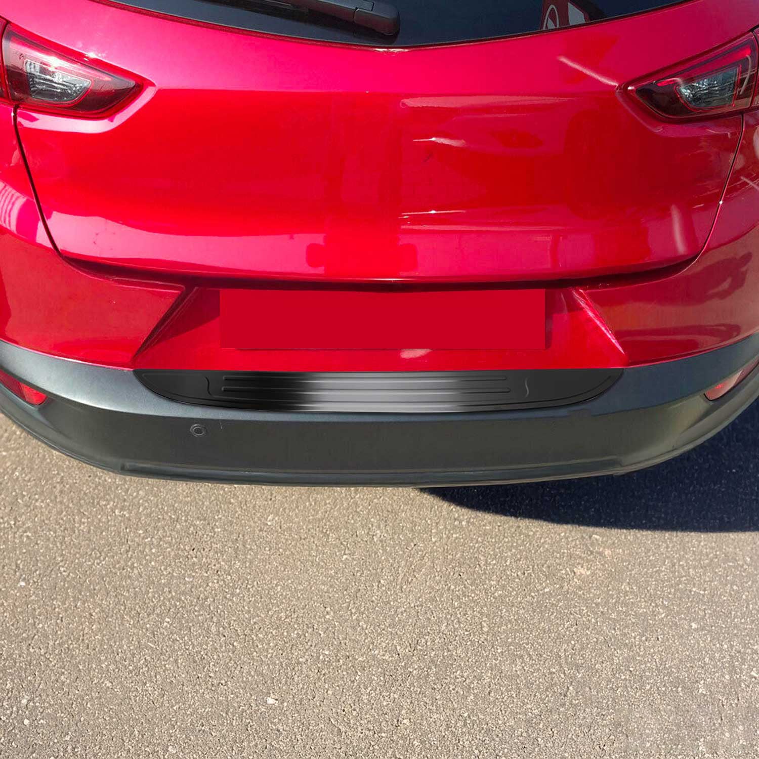 Protector de Parachoques Trasero para Mazda CX-3 2015-2021 cepillado Acero