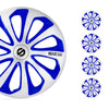 Sparco Tapacubos 16" pulgadas Universal Plata Azul Carbono ABS
