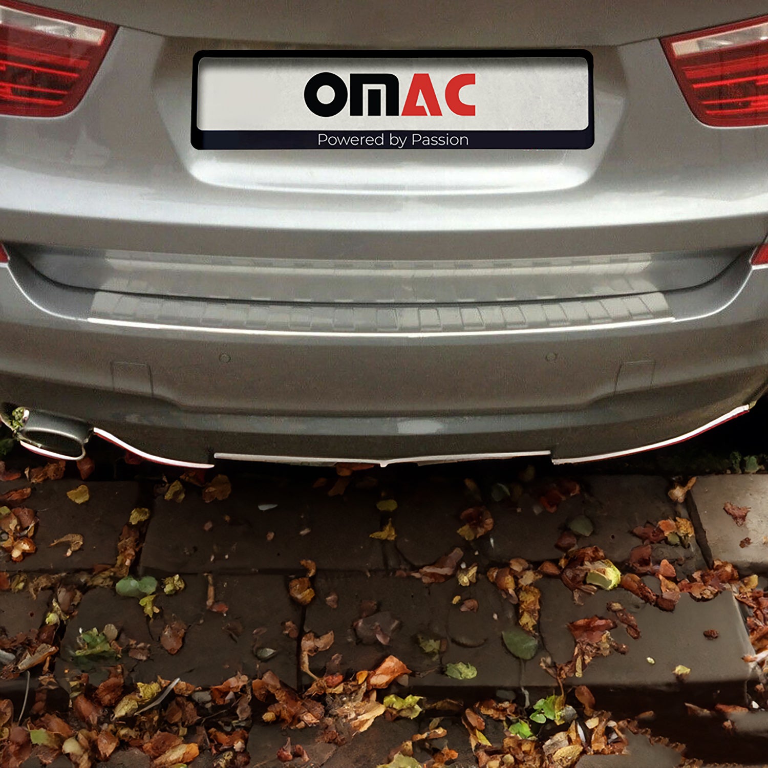 Protector de Parachoques Trasero para VW Golf 5 6 Familiar Plata Brillante Acero