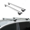 Barras Techo Coche Aluminio Universal Gris Alu 2x