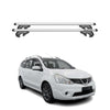 Menabo Barras de Techo Coche Barra para Nissan Grand Livinia 2013-2019 Gris Alu