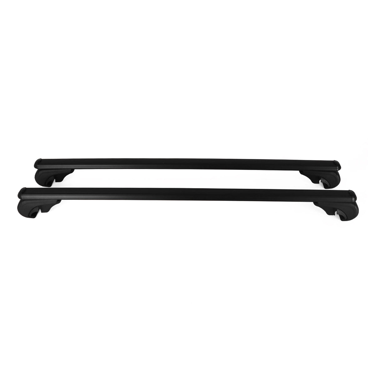 Aluminio Barras Techo Coche Barra para VW Touran 2003-2015 Negro Aluminio 2Pza