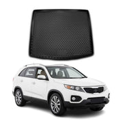 OMAC Bandeja Maletero Alfombrilla para Kia Sorento 2009-2014 Negro Goma TPE 1Pza