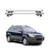 Menabo Barras de Techo Baca para Hyundai Tucson 2004-2009 Gris Aluminio 2Pza