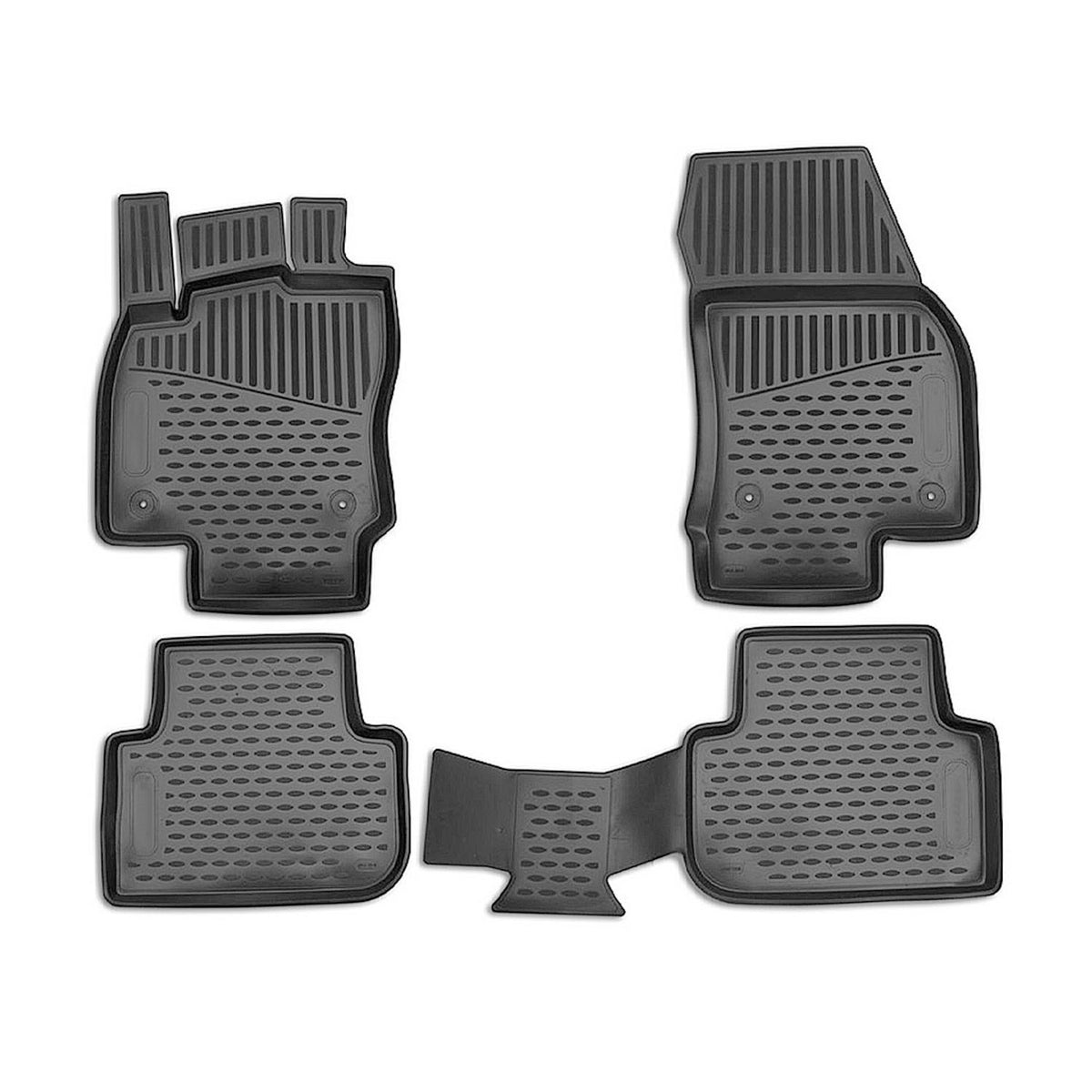 OMAC Alfombrillas De Coche para VW Tiguan / Tiguan Allspace 2018-2024 TPE 4x