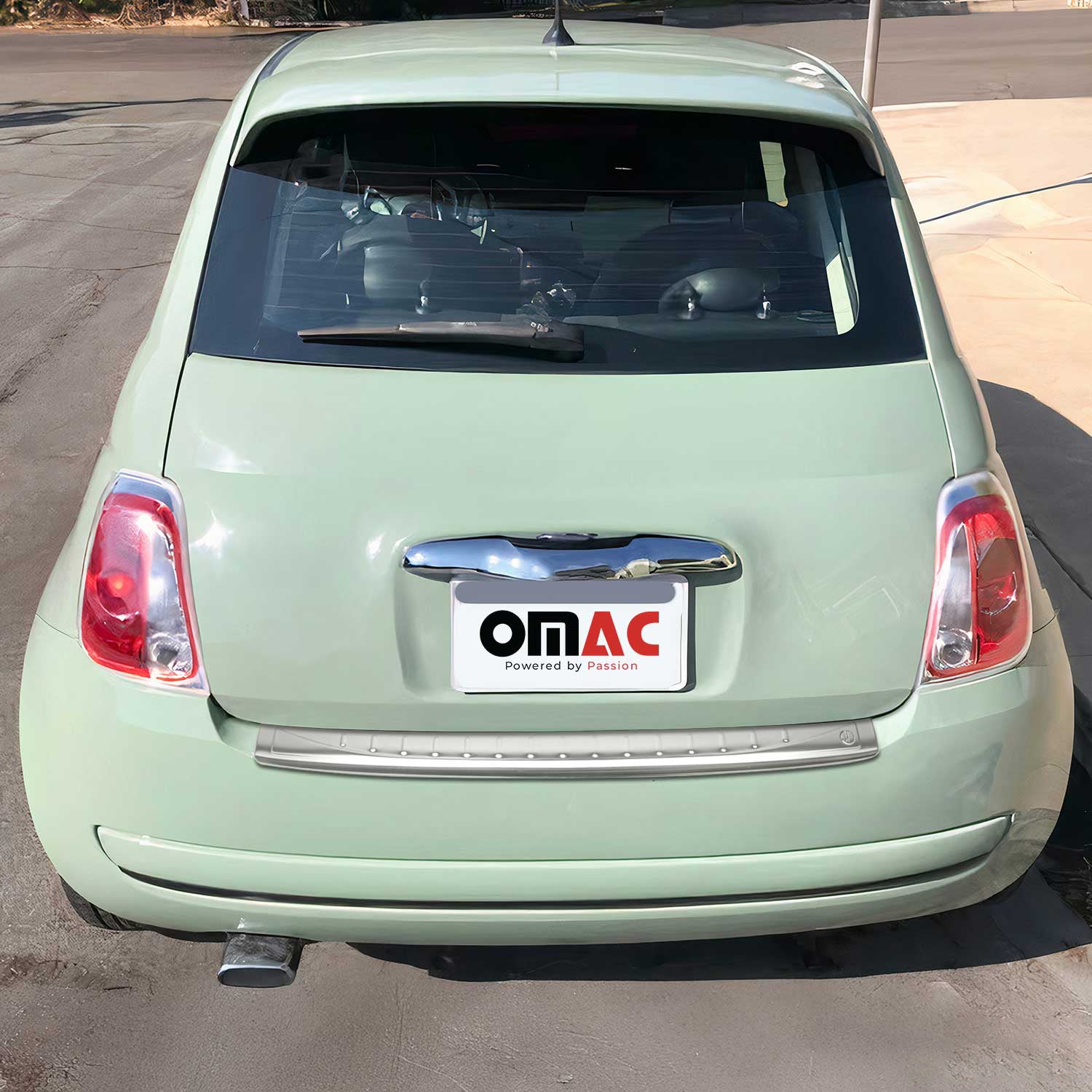 Protector Parachoques para Fiat 500 500C 2007-2015 B-bienes Acero cepillado