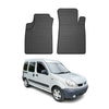OMAC Alfombrillas De Coche para Renault Kangoo 1998-2008 Negro Goma 2Pza