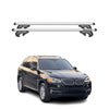 Menabo Barras de Techo Coche Barra para BMW X7 G07 2018-2025 Gris Aluminio 2Pza