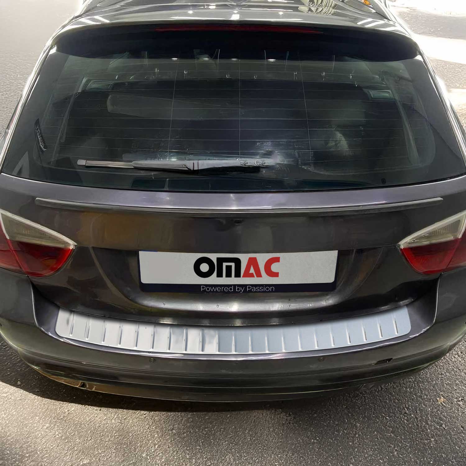 Protector Parachoques para Skoda Rapid Spaceback 2013-2019 Plata Brillante Acero