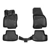 OMAC Alfombrillas De Coche para VW T-Roc 2017-2024 Negro Goma TPE 4Pza