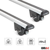 Barras Techo Coche Aluminio Universal Gris Alu 2x
