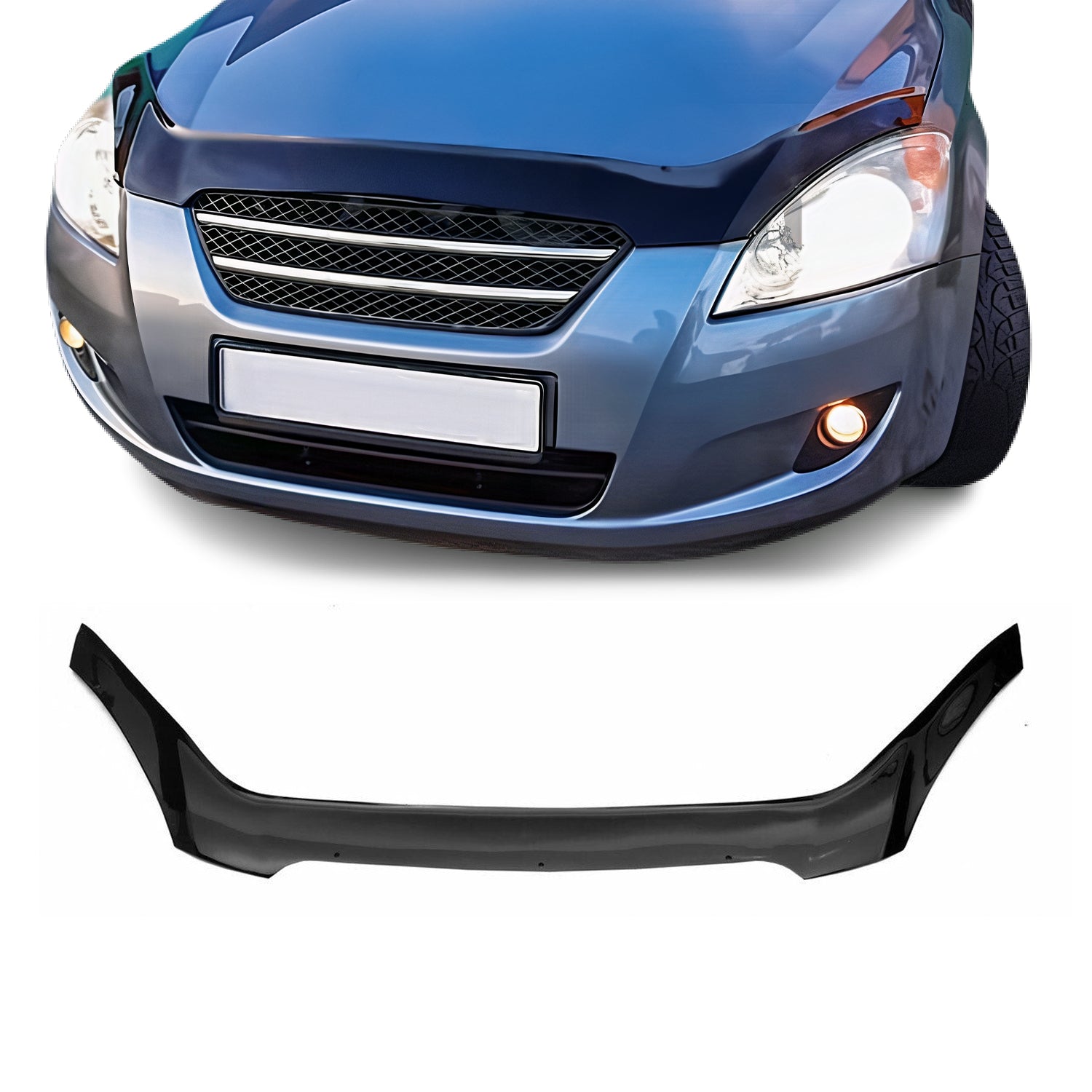 Deflector de Capó para Kia Ceed 2006-2010 Oscuro Brillante Acrílico