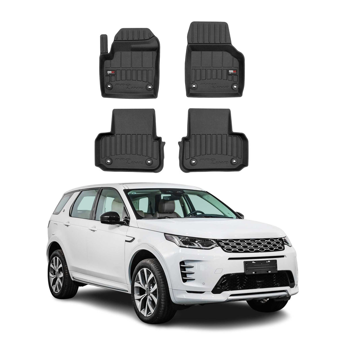 OMAC Premium Alfombrillas Coche para Land Rover Discovery Sport 2014-2025 TPE 3x