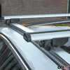 Barras Techo Coche Aluminio 120cm 100kg Gris 2Pza