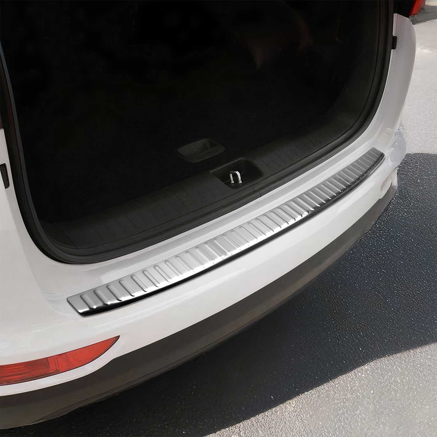 Protector de Parachoques Trasero para Kia Sportage 2015-2018 Acero cepillado