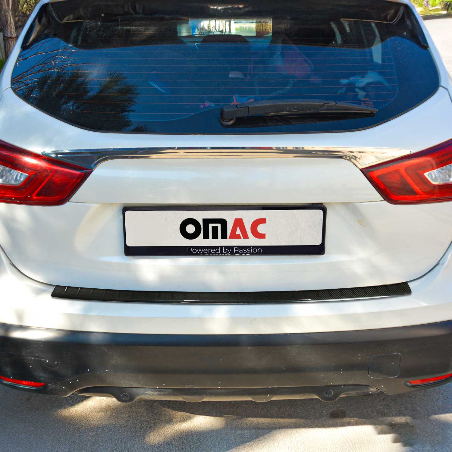 Protector Parachoques para Nissan Qashqai J11 2014-2017 Fibra Carbono